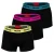 HUGO Boxershorts  blauw / geel / donkerroze / zwart