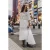 Mikuta The White Long Ruffle Dress