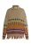 usha Gebreide trui Dames Lichtbeige veelkleurig