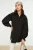 Trendyol Modest Dames Zwart Effen Lang Relaxed fit Modest Overhemden