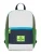 Johnny Urban Rugzak ‘Leo’  marine / appel / grasgroen / wit