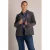 Yest Curve Plus Size regular blazer – grijs