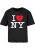 Merchcode Shirt ‘I Love NY’  bloedrood / zwart / wit