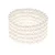 Manchet armband 5 Rijen Zoetwater Pearl White 925