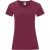 Fruit of the Loom Dames/Dames Iconic Combed Cotton T-shirt (Bourgondië)