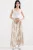 Gestreepte Maxi Rok met Elastische Taille