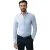 overhemd Cavallaro Firento lichtblauw linnen slim fit