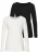 VIVANCE Shirt  zwart / wit