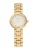 GUESS Analoog horloge ‘CLARA’  goud / wit