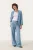 Casual broek Classic fit Faded Denim blue
