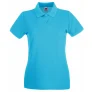 Fruit Of The Loom Vrouwen Dames-Fit Premium Poloshirt Met Korte Mouwen (Azure Blauw)