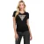 Dames-T-shirt Guess Triangle Python