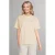 Pink Noir T-shirt met backprint beige