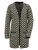 MADELEINE Gebreid vest  beige / zwart