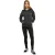 Urban Classics Dames/Dames Geborduurde Badstof Logo Hoodie (Zwart)