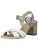 Nero Giardini Sandaal  zilvergrijs / wit
