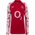 Castore Dames Engeland Rode Rozen Drill Top (Rood/Wit)
