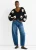 Zwarte 3D Contrast Teddy Haak Cardigan
