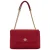 Mango suede schoudertas rood