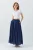 Hoge Taille Lange Rok met Zakken