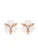 Furla Jewellery Oorbellen ‘FURLA FLORA’  goud / wit