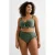 BEACHWAVE Curve high waist bikinibroekje met textuur groen