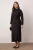 Trendyol Curve Dames Zwart Effen Maxi Lang Casual Recht Grote maten Jurk
