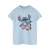 Disney Heren Lilo & Stitch Bermuda Shorts T-shirt (Babyblauw)