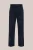 WE Fashion – Heren loose fit chino met bandplooi en elastische broekband – Loose fit – Donkerblauw – Katoen –