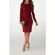 GUESS Marciano By  Celia Dress Dark Jam Red