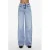 PIECES high waist wide leg jeans light blue denim