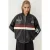 Nepleren Oversized Bomberjack met Patchdetails