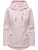 Ragwear Plus Functionele jas ‘Alvena’  rosa