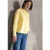 Street One Studio Dames Blouse met geborduurde mouwen in Geel