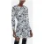 The Kooples Robe Courte Manches Longues Romantic Garden Black White