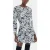 The Kooples Robe Courte Manches Longues Romantic Garden Black White