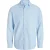 Jack & Jones Overhemden Joe Slim Fit Structuur Blauw