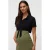 MAMALICIOUS zwangerschaps- en voedings cropped top zwart