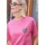 Street One Studio Dames Shirt met ronde hals en borstzak in Pink