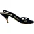 Miu Miu Slingback Sandalen in Zwart Suède