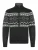 BLEND Gebreid vest ‘Nova’  grijs / zwart / wit