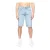 Crosshatch Mannen Tillforth Denim Shorts (Lichte Wassing)