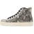 AllSaints Tana Met High Top Silver/black