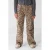 Shoeby wide leg jeans met panterprint – bruin