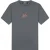 Malelions Men Striped Signature T-Shirt | Grey/Orange