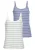 VIVANCE Top  blauw / wit