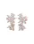 Hey Happiness Oorbellen ‘Marquise Flower’  rose-goud