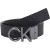 Calvin Klein Adj/rev Metal Belt Black Smooth/classic Mono