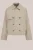 WE Fashion – Dames Korte trenchcoat – Regular fit – Beige – Katoen –