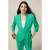 Oltre Double-breasted Blazer With Sash Green